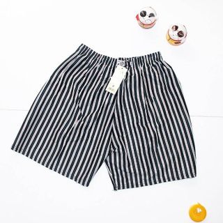Quần short kẻ mặc nhà cho nam