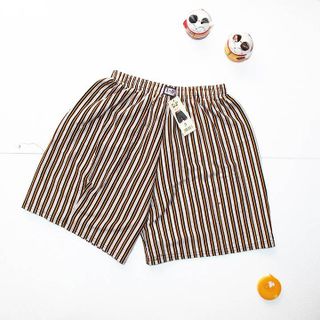 Quần short kẻ mặc nhà cho nam