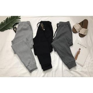 Quần Jogger nữ thun gân ( )