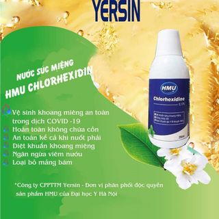 NƯỚC SÚC MIỆNG SÁT KHUẨN HỌNG CHLOHEXIDINE HMU - SẢN PHẨM ĐỘC QUYỀN ĐH Y HÀ NỘI