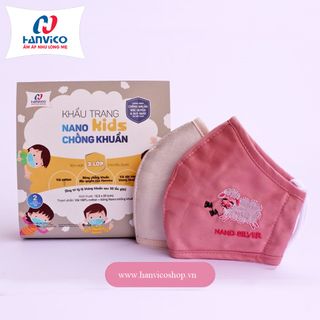 Combo 2 khẩu trang kháng khuẩn Hanvico