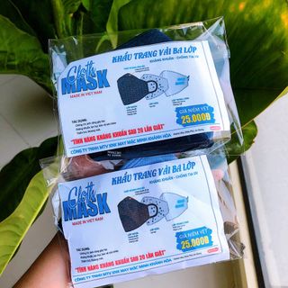 Khẩu trang vải kháng khuẩn
