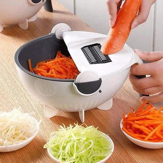 Bộ Dụng Cụ Cắt Thái Rau Củ Quả Kèm Rổ 9 in 1 giá sỉ