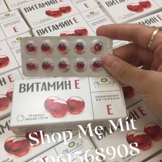 Vitamin E 270mg hộp 10 viên