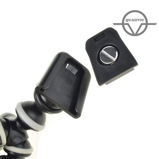 Tripod bạch tuộc vừa size M có nút lock cho máy ảnh dsrl và điện thoại 165x35x35 mm N219 QuadViC