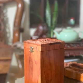Hộp đựng trà đầu rồng