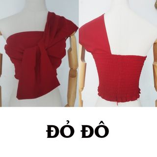 [SIÊU PHẨM CROPTOP BÁN CHẠY NHẤT 2020] Áo Croptop lệch vai 6 màu SIÊU HOT