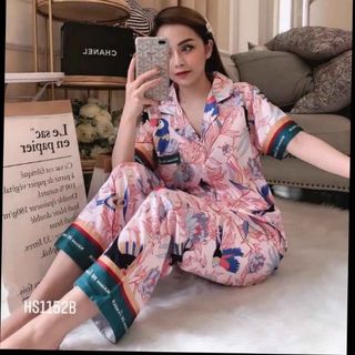 set bộ chất Satin lụa Quảng châu