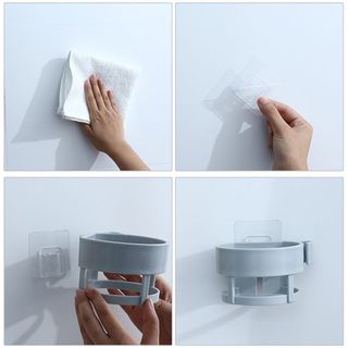 giá để máy sấy tóc dán tường tiện lợi
