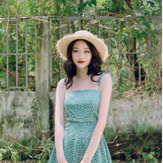 Đầm hoa nhí 2 dây (có ảnh thật)