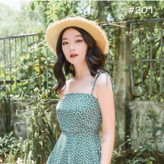 Đầm hoa nhí 2 dây (có ảnh thật)