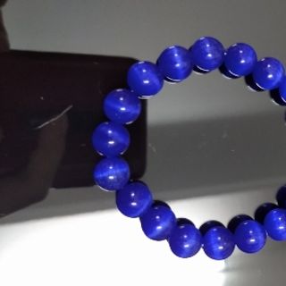 Chuỗi đá mắt mèo xanh dương