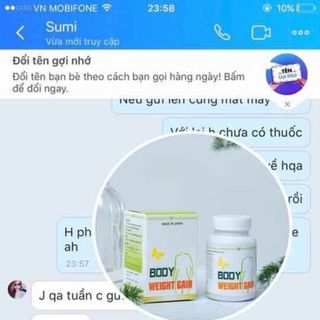 Thuốc tăng cân nhật bản body weight gain