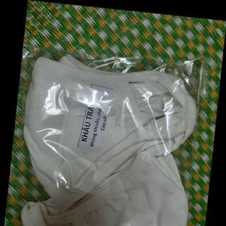 Khẩu trang cotton 100% 2 lớp kháng khuẩn