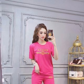 BỘ THỂ THAO NỮ G.U.C.C.I QUẦN ÁO CÙNG MÀU