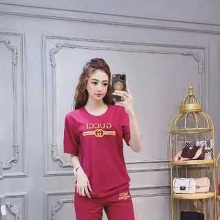 BỘ THỂ THAO NỮ G.U.C.C.I QUẦN ÁO CÙNG MÀU