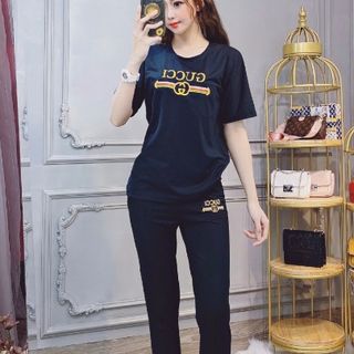 BỘ THỂ THAO NỮ G.U.C.C.I QUẦN ÁO CÙNG MÀU