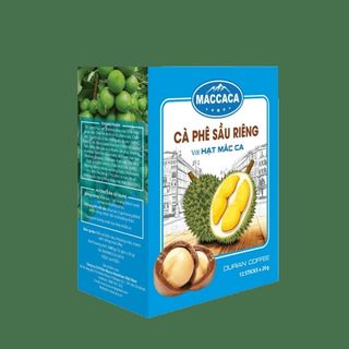 Cafe Sầu Riêng Maccaca - Hộp 12 gói x 20gr