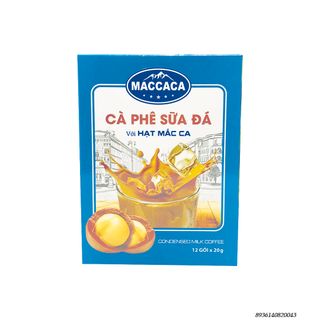 Cafe Sữa Đá Maccaca - Hộp 12 gói x 20gr