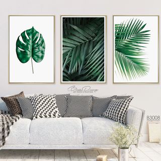 Bộ 3 bức tranh canvas cỡ 40x60cm