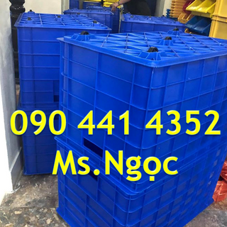 Sóng nhựa có 5 bánh xe,rổ nhựa 8 bánh xe kéo hàng, sóng nhựa đựng hàng hóa, sọt nhựa bít 3T9 có nắp, sóng hở chở hàng