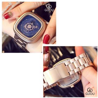 Đồng hồ nữ GUOU 8150 dây sắt