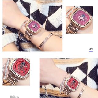 Đồng hồ nữ GUOU 8150 dây sắt