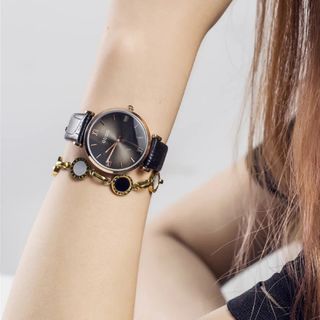 Đồng hồ nữ GUOU 8149 dây da