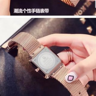 Đồng hồ nữ GUOU 8179 dây thép lụa