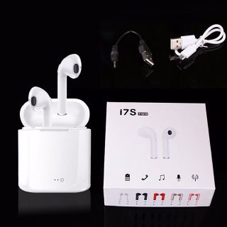 Tai nghe bluetooth I7S 2 tai có đế sạc kiểu airpod LOẠI 1