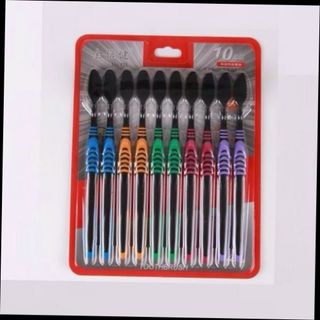 Bàn chải đánh răng combo 10 cái, thích hợp dùng trong những khách sạn