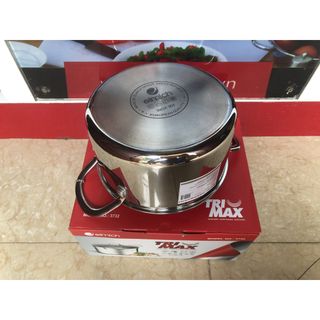 NỒI INOX NUỘC GÀCAO CẤP 3 LỚP ĐÁY LIỀN SIZE 28CM