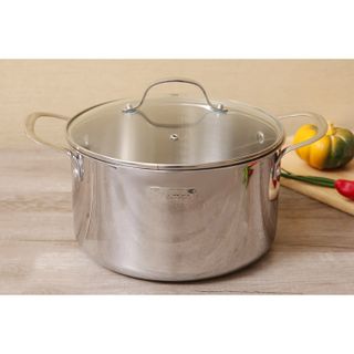 NỒI INOX NUỘC GÀCAO CẤP 3 LỚP ĐÁY LIỀN SIZE 28CM