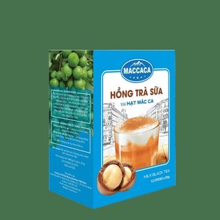 Hồng trà sữa Maccaca - Hộp 12 gói x 20gr