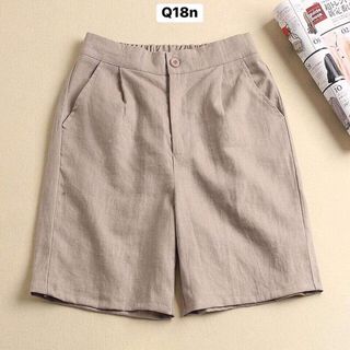 Quần sooc đũi vải xước hàn đủ màu giá sỉ