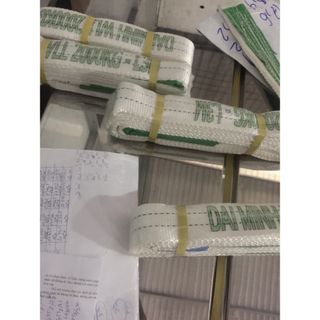 Dây đai, dây bẹ dây vải cẩu hàng Lực tải 2 tấn Dài tuỳ mét, Khổ 50mm