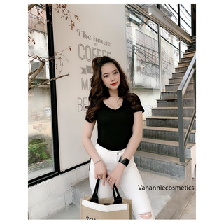 Áo phông G.A.P cổ tim, chất đẹp