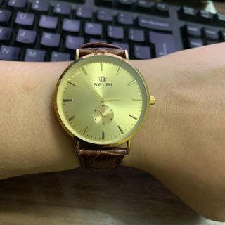 Đồng hồ nam Belbi vàng