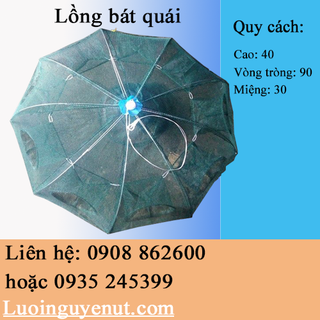 Lồng bát quái bắt cá Nguyễn Út