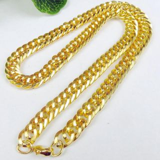 dây chuyền sợi lớn xi vàng sỉ 25k vòng cổ