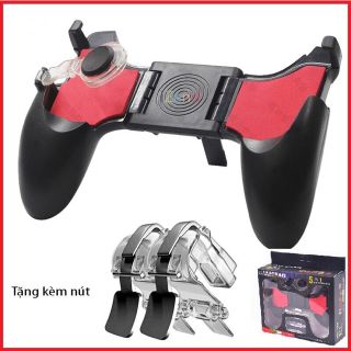 Gamepad 5 in 1 Portable 4.5-6.5 inch có 2 nút bấm PUBG đa năng chơi game điện thoại giá sỉ