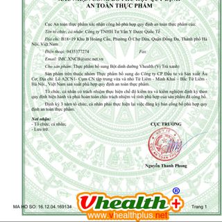 V health ngủ cốc dinh dưỡng