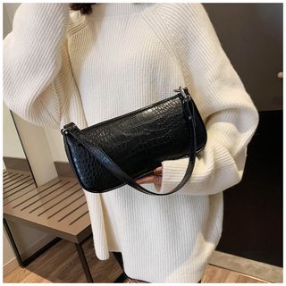 Túi kẹp nách vân da rắn thời thượng size 29cm VIDEO