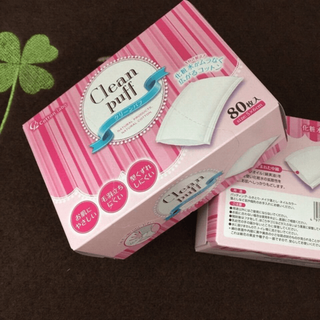Set Bông Tẩy Trang Clean Puff 80 miếng Nhật Bản