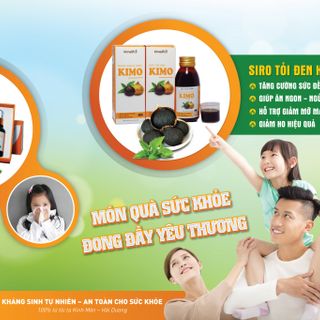 Siro tỏi đen Kimo-Giảm ho hiệu quả