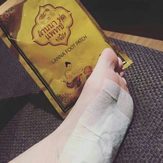 Dán thải độc chân lanna foot patch sẵn hàng