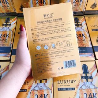 Mặt nạ lụa 24k Luxury cao cấp Có hàng