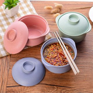 Nồi Ăn Mì Giữ Nhiệt Lúa Mạch Có Nắp