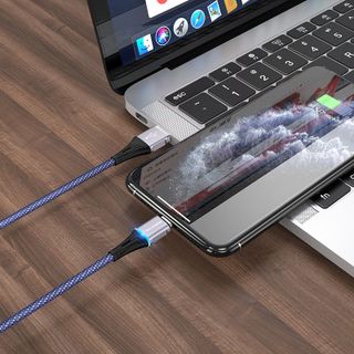 Dây cáp sạc đèn Led nhiều màu BU25 Borofone cổng Lightning