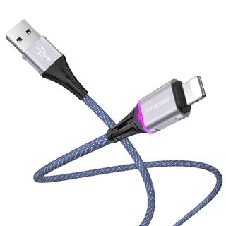 Dây cáp sạc đèn Led nhiều màu BU25 Borofone cổng Lightning